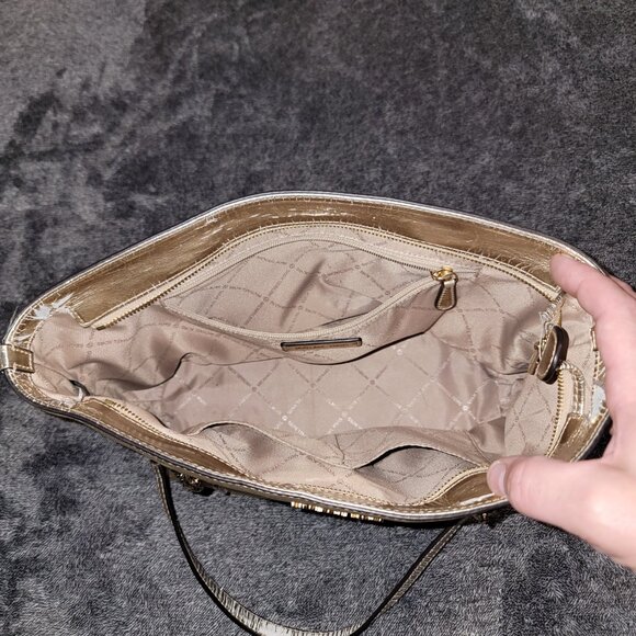 Michael Kors Jet Set Medium Chain Leather Tote Bag - Picture 5 of 5